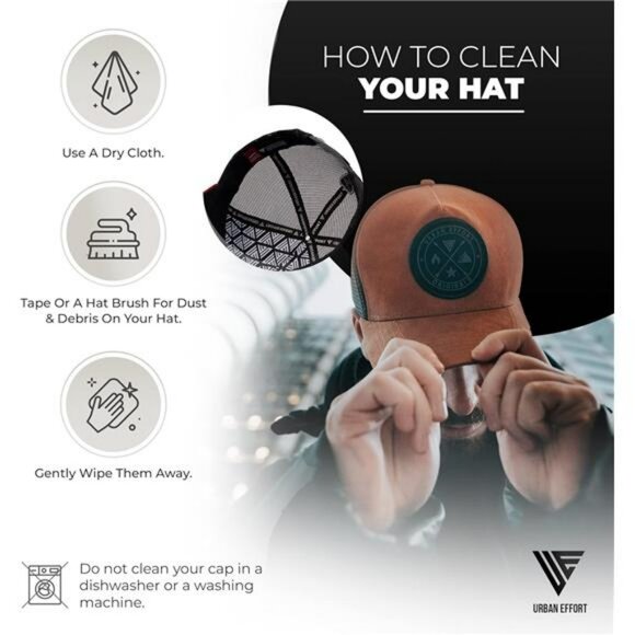 Mesh Trucker Hat Snapback Adjustable Baseball Cap for Men Women Hiking - Picture 5 of 7